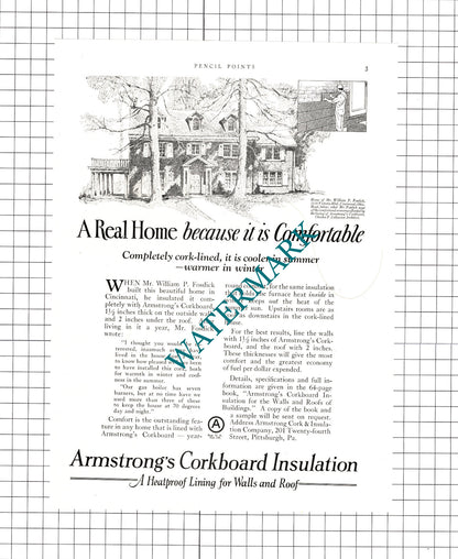 William Fosdick Cinncinnati Ohio /  New York Central Warehouse -1927 Cutting