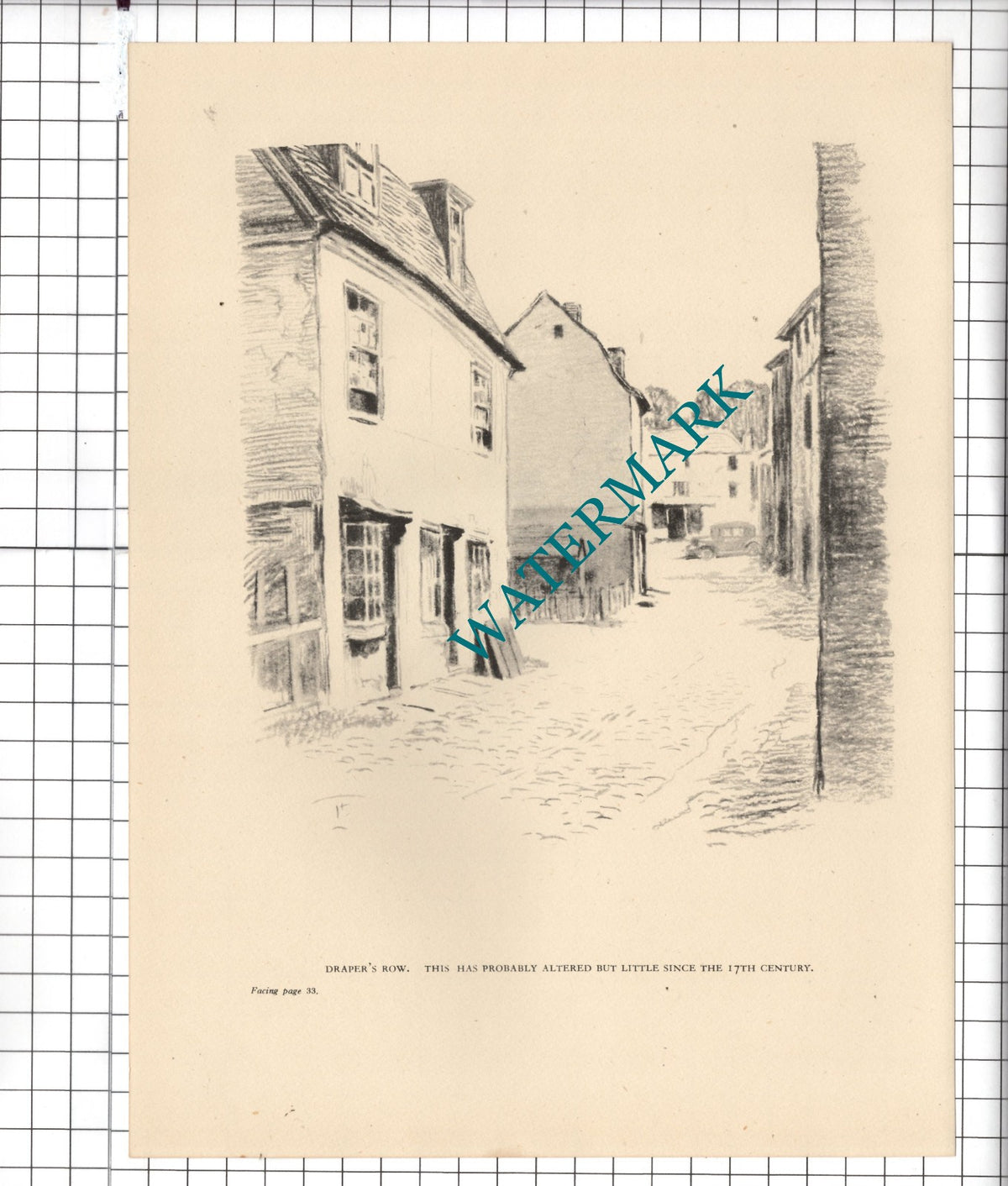 Draper's Row Newmarket Suffolk / Newmarket Racecourse - 1945 Clipping / Print