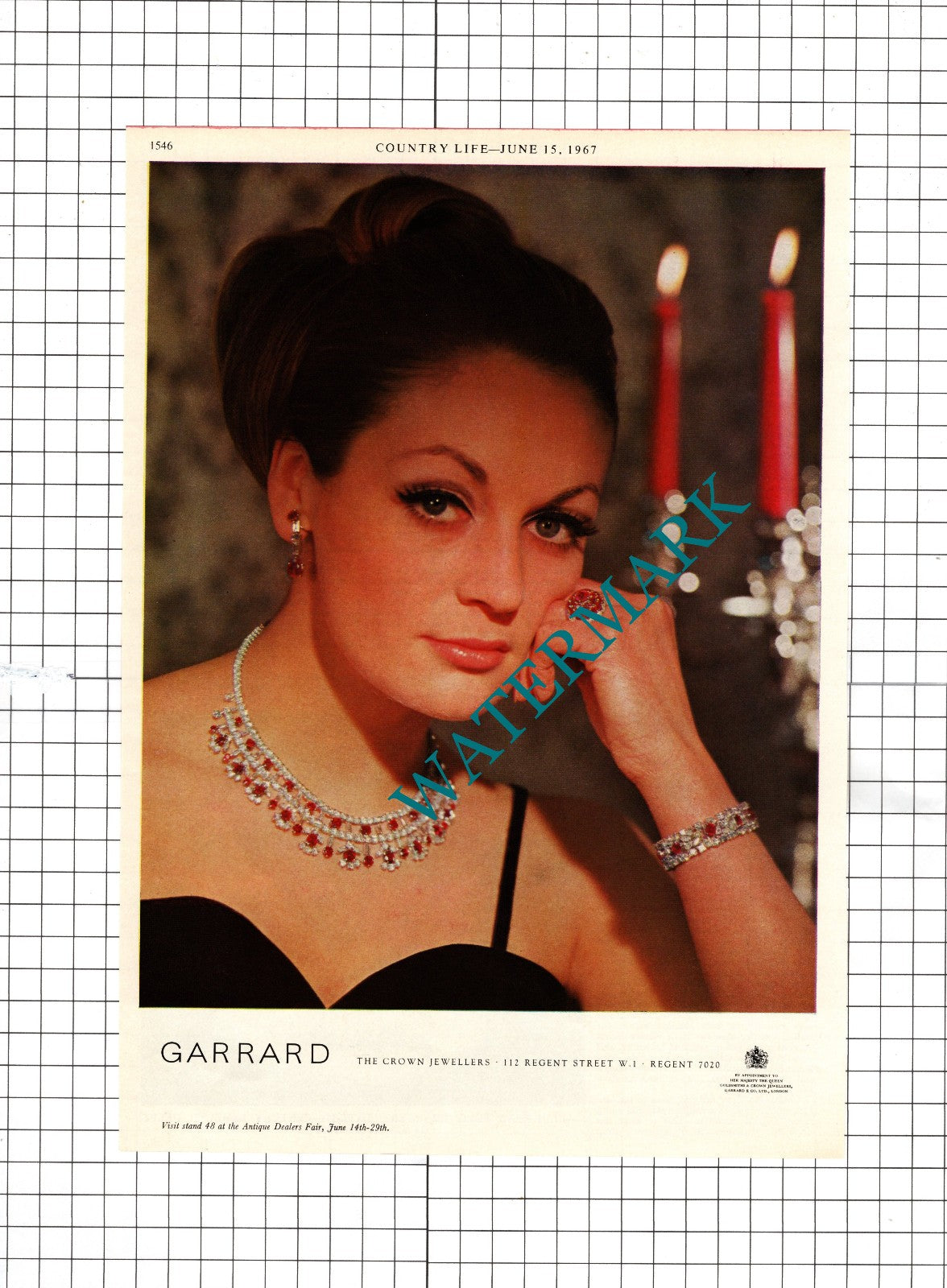 Garrard Crown Jewellers Regent Street London - 1967 Advert