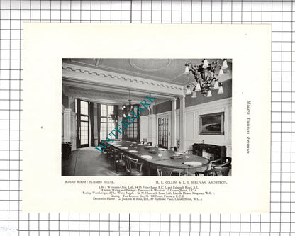 Furness House Leadenhall Street London M E Collins Architect c.1920s Book Prints