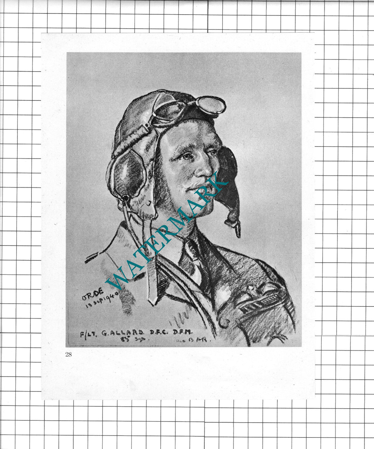 S / Ldr P P Hanks / F/Lt G Allard   WW2 Pilot - 1942 Book Print