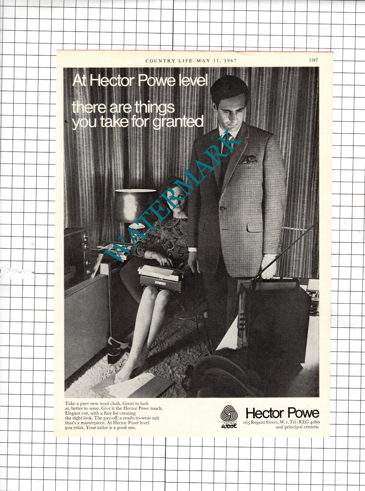 Hector Powe Advert - 1967