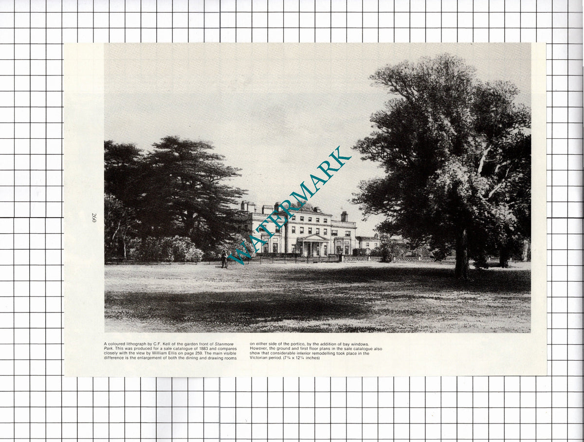 Stanmore Park Middlesex  - 1980s Clipping / Print