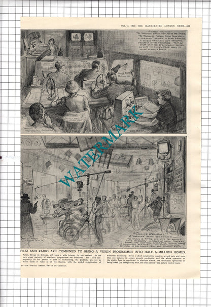 Andy Pandy Show BBC Alexandra Palace Peggy Cameron - 1950 Article