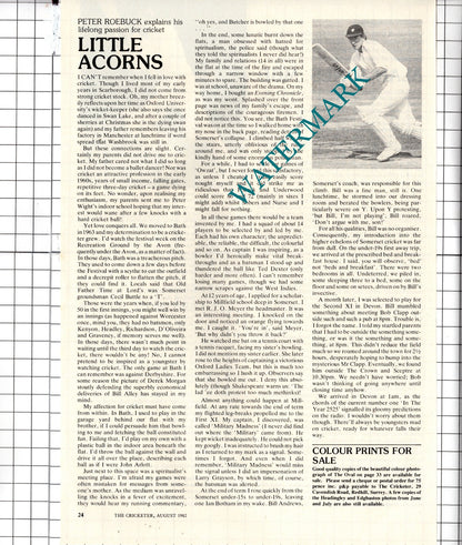 Alan Jones Cricketer /  Peter Roebuck  - 1982 Article