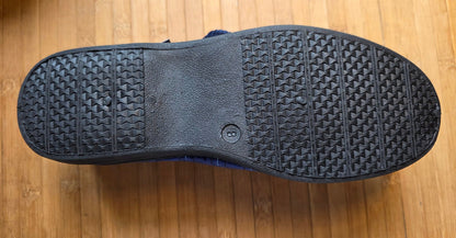 Zedzzz Slippers  George Men's Navy Blue Check UK Size 8   BNIB