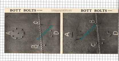 Leonard Bott Ltd 15 Holyhead Road Wellington Salop Bott Bolt -1951 Folded Advert