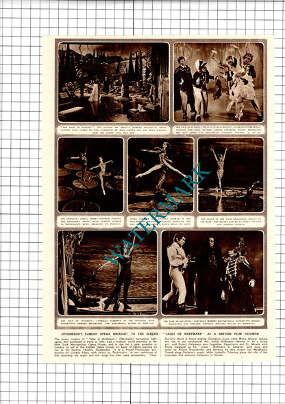 Offenbach Opera TALES OF HOFFMAN Rounsville Shearer Helpman 1951 2-Part Cutting