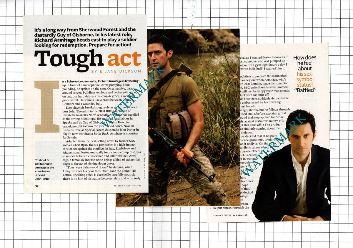 Richard Armitage Actor - 2010 Article