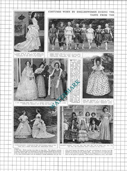 Dr C Willett Cunnington Costumes Parade - 1945 Two-Part Clipping