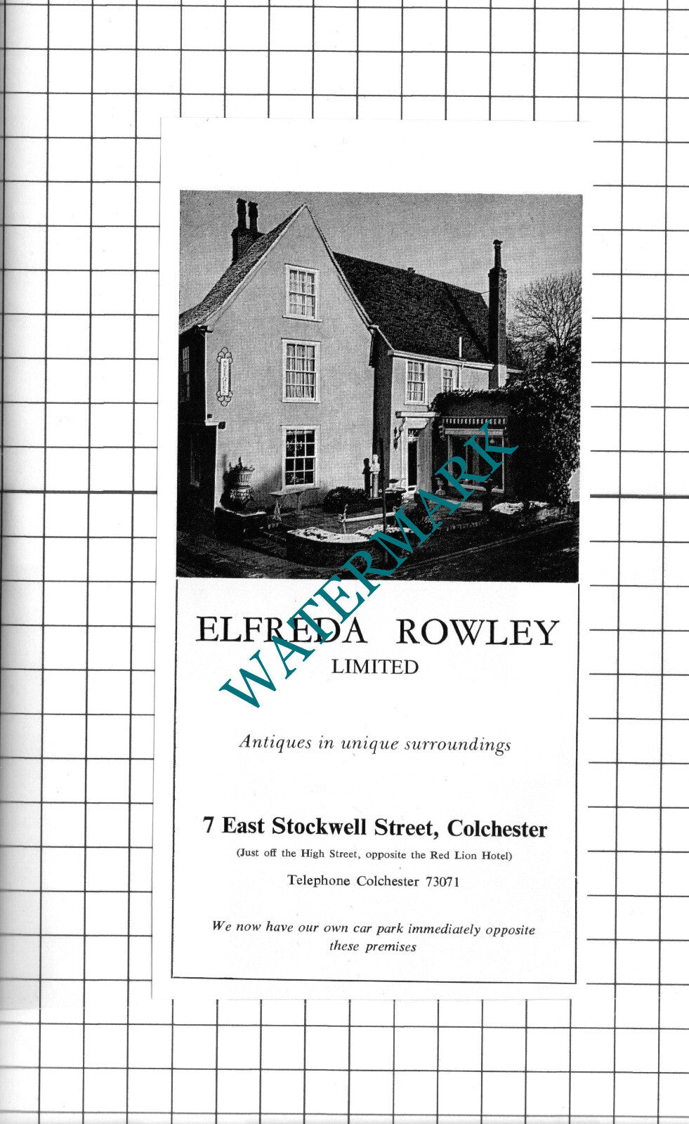 Elfreda Rowley Ltd Colchester Essex Advert -  1967 Clipping