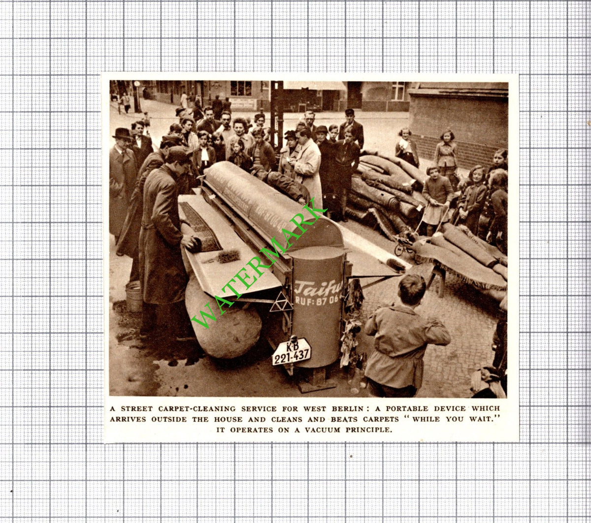 Mobile Carpet Cleaning Berlin Germany - 1954 Small Cutting