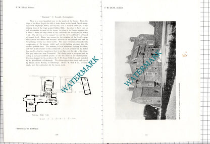 Braehead St Boswells Roxburghshire F W Deas Architect - 1911 Article / Print