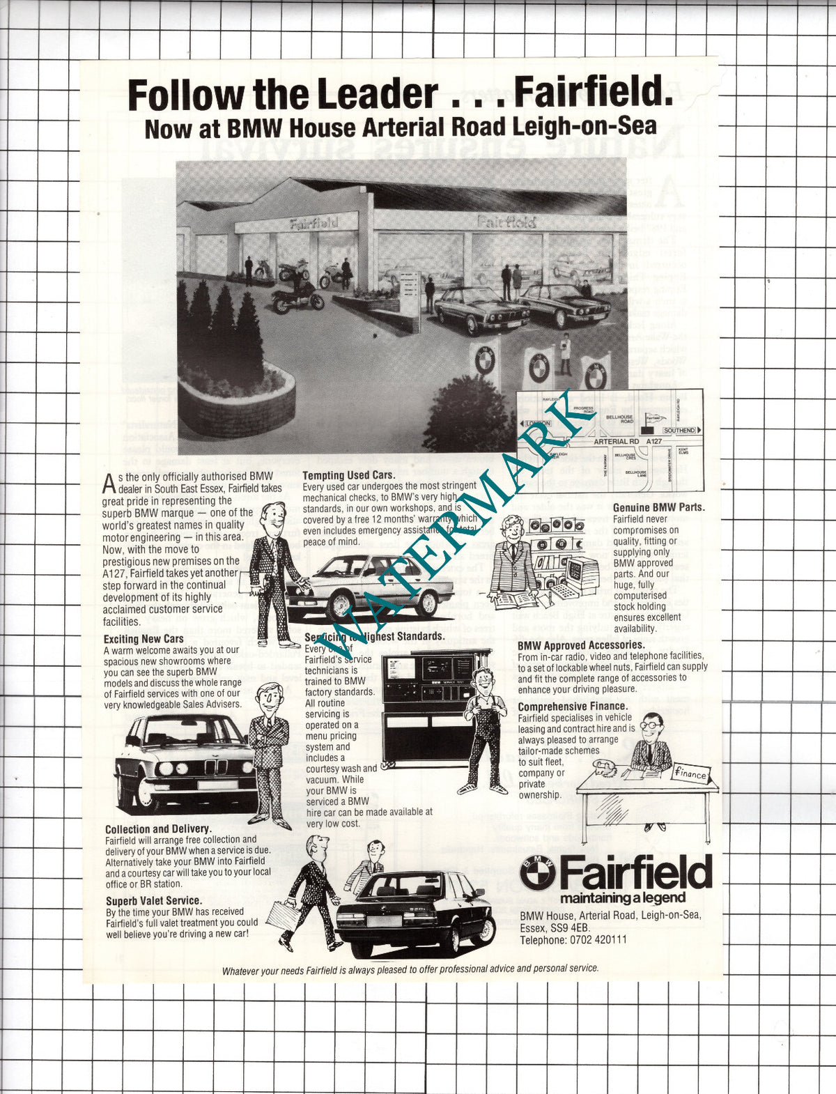 Fairfield BMW House Leigh-on-Sea Essex - 1988 Advert