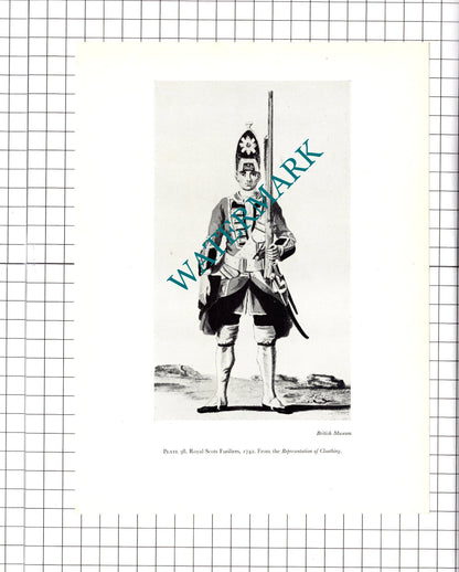 Royal Scots Fusiliers / 41st Regiment Of Foot - 1957 Clipping