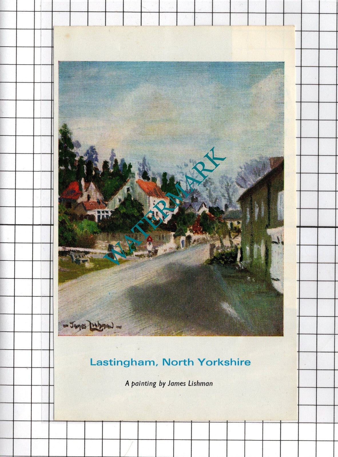 Lastingham North Yorkshire - 1972 Cutting