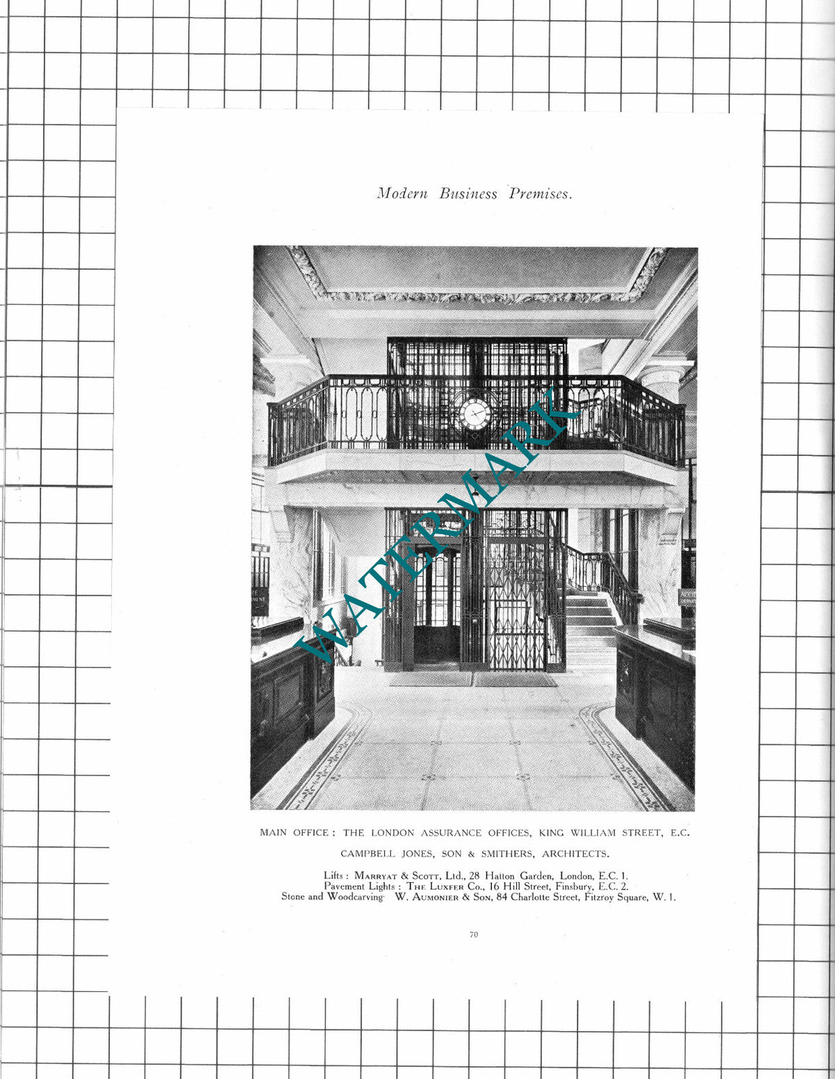 The London Assurance Offices King William Street London EC - 1923 Book Print