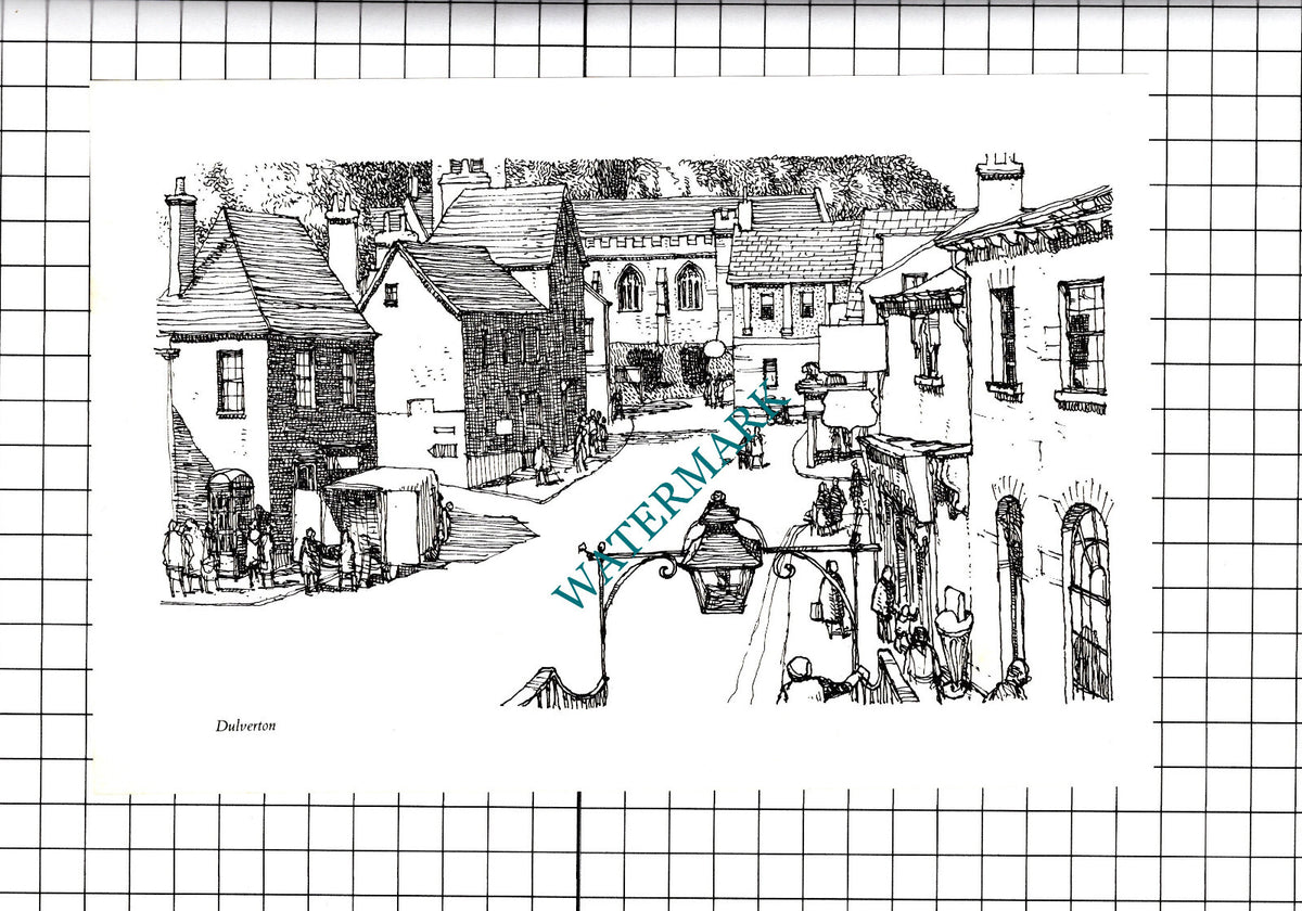 Dulverton Somerset   - 1980's Cutting / Print