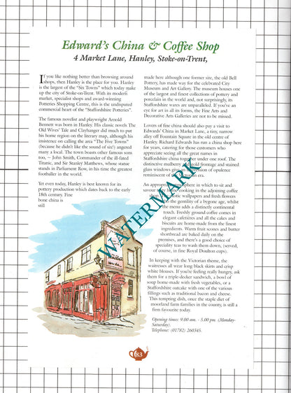 Edward's China  Hanley Stoke Margaret's Craft Old Hill Farm Redmile c2001 Advert