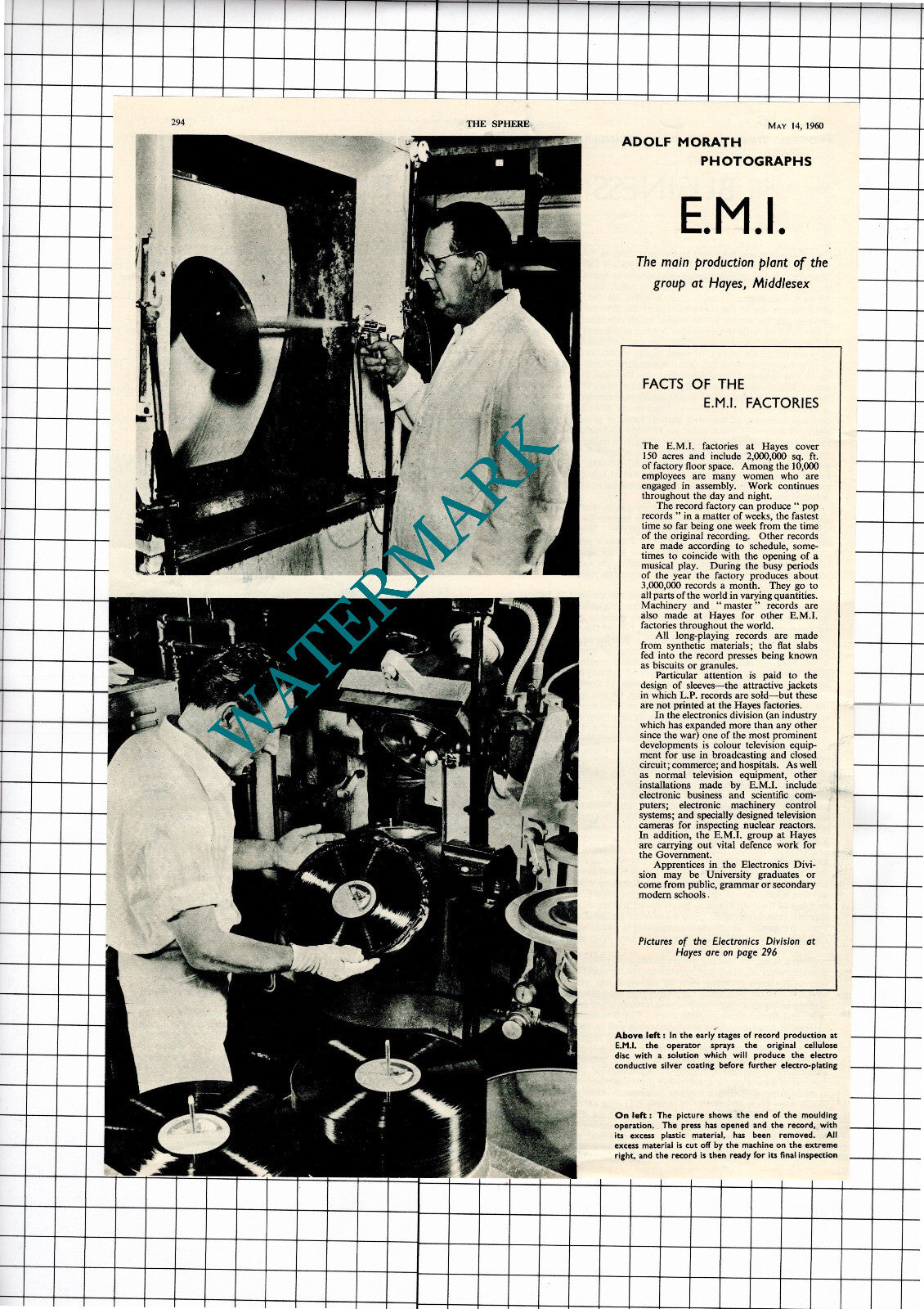 EMI Hayes Middlesex - 1960 Article / Print