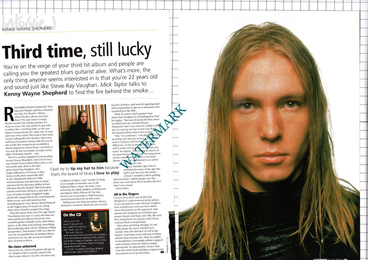 Kenny Wayne Shepherd  - 2000 Article