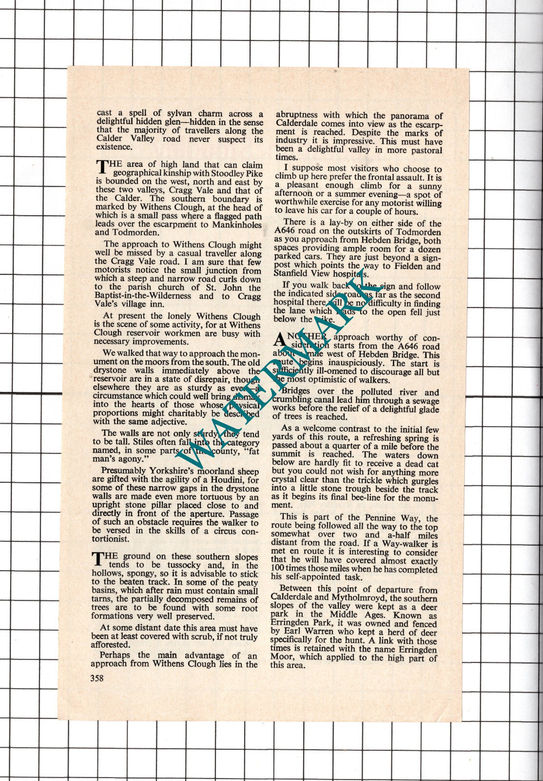 Stoodley Pike Monument - 1974 Small Article