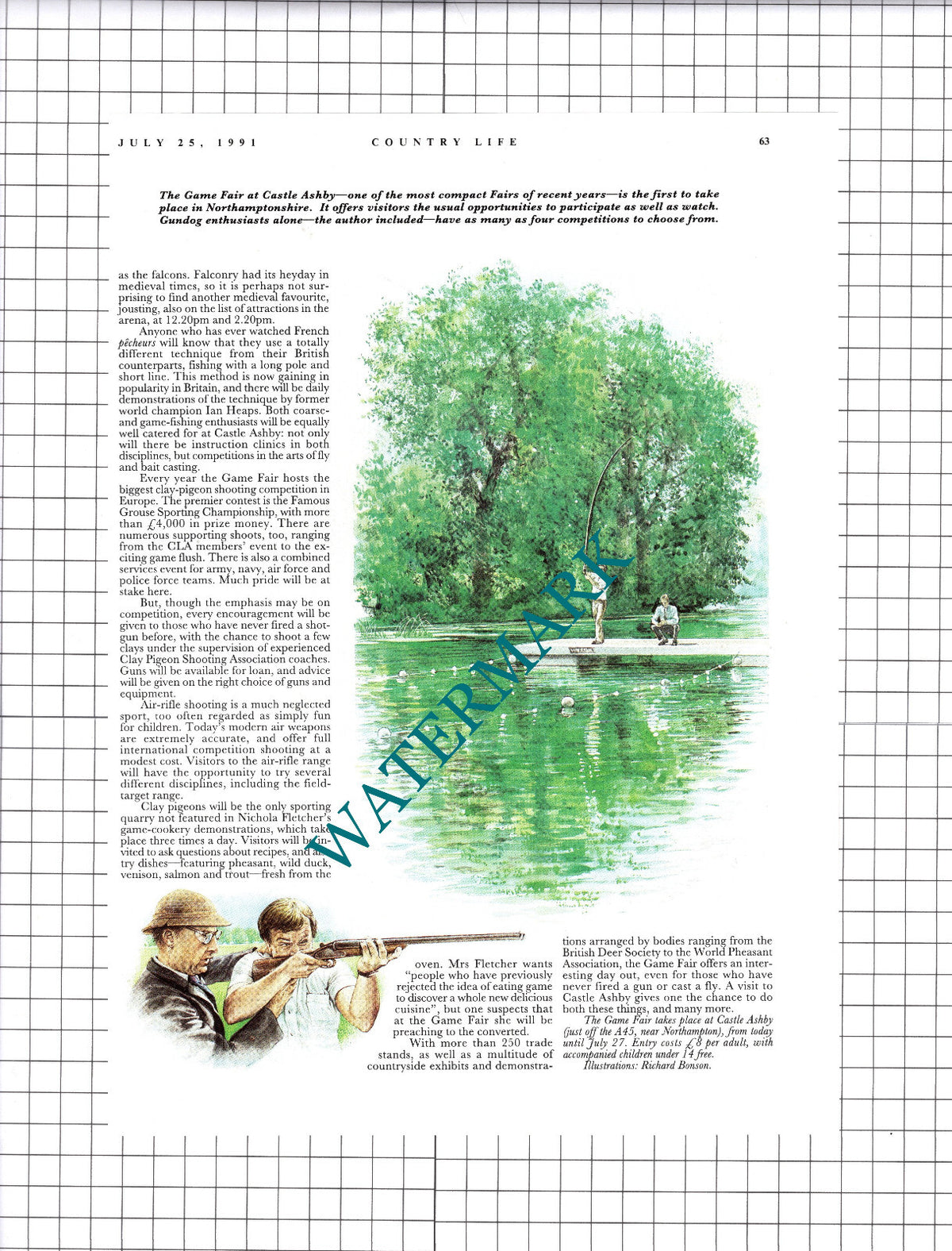 Castle Ashby Game Fair  - 1991 Article