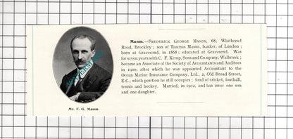 William Littleton Ballarat Tottenham  / Frederick George Mason - c.1905 Clipping