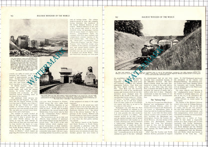 LMS London Midland and Scottish Railway - 1930s Article / Print