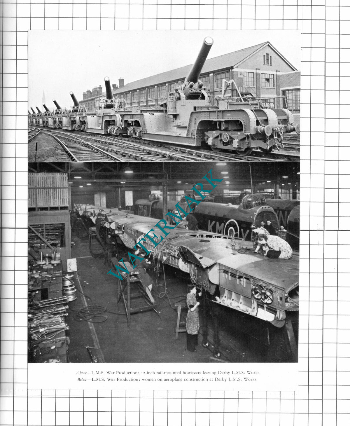Derby LMS Works  Canada Dock Liverpool  St Pancras Railway - 1946 Clipping