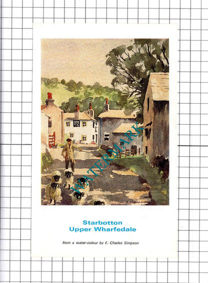 Great Ayton Yorkshire / Starbotton Upper Wharfedale - 1977 Clipping / Print