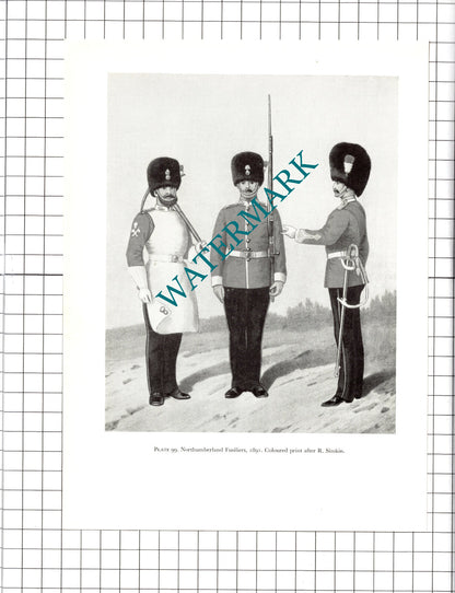 Northumberland Fusiliers / Duke of Cambridge's Own Middlesex - 1957 Clipping