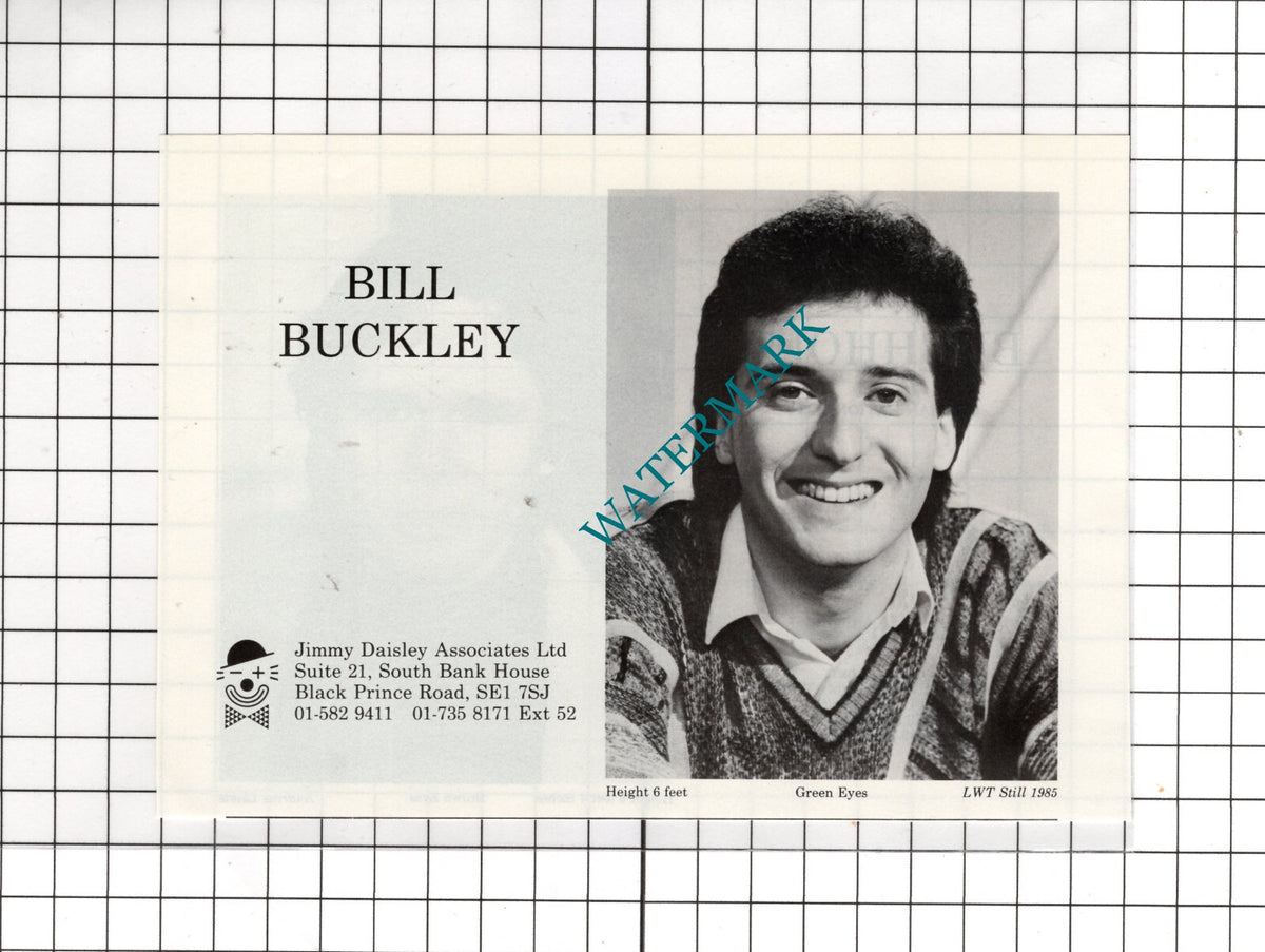 Peter Buchholz Actor /  Bill Buckley Actor - 1986 Small Cutting
