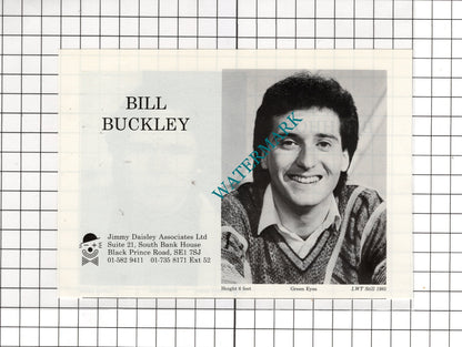 Peter Buchholz Actor /  Bill Buckley Actor - 1986 Small Cutting