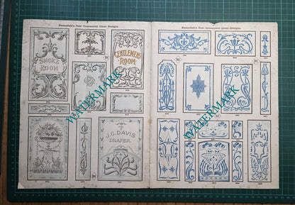 Baxendale & Co Miller Street Manchester Folded Pullout Advert - 1887