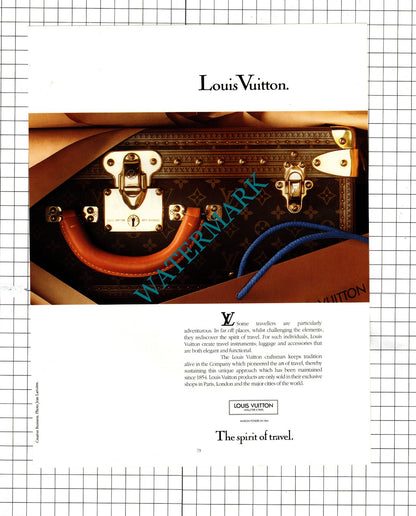 Louis Vuitton / Cussins Green Properties PLC Horsham Sussex - 1990 Advert