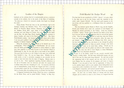 Field Marshal Sir Evelyn Wood -  1920's Article / Print