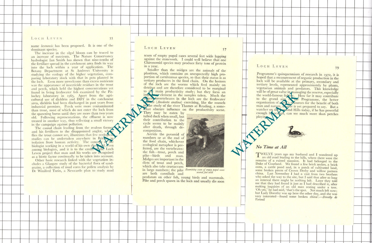 Loch Leven Scotland Bruce Campbell Peter Maitland - 1969 Article / Print