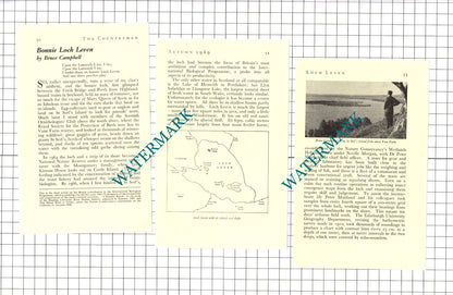 Loch Leven Scotland Bruce Campbell Peter Maitland - 1969 Article / Print