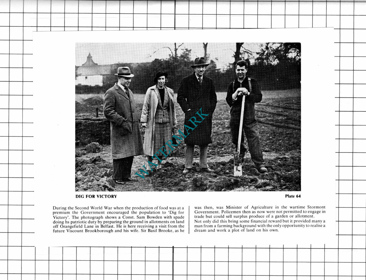 Const Sam Bowden Orangefield Lane Belfast Sir Basil Brooke -1980s Clipping