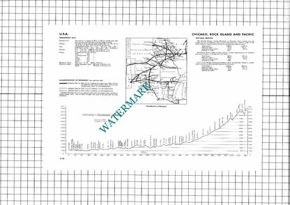 Chicago Rock Island and Pacific Railroad Company USA - 1951 Article / Print