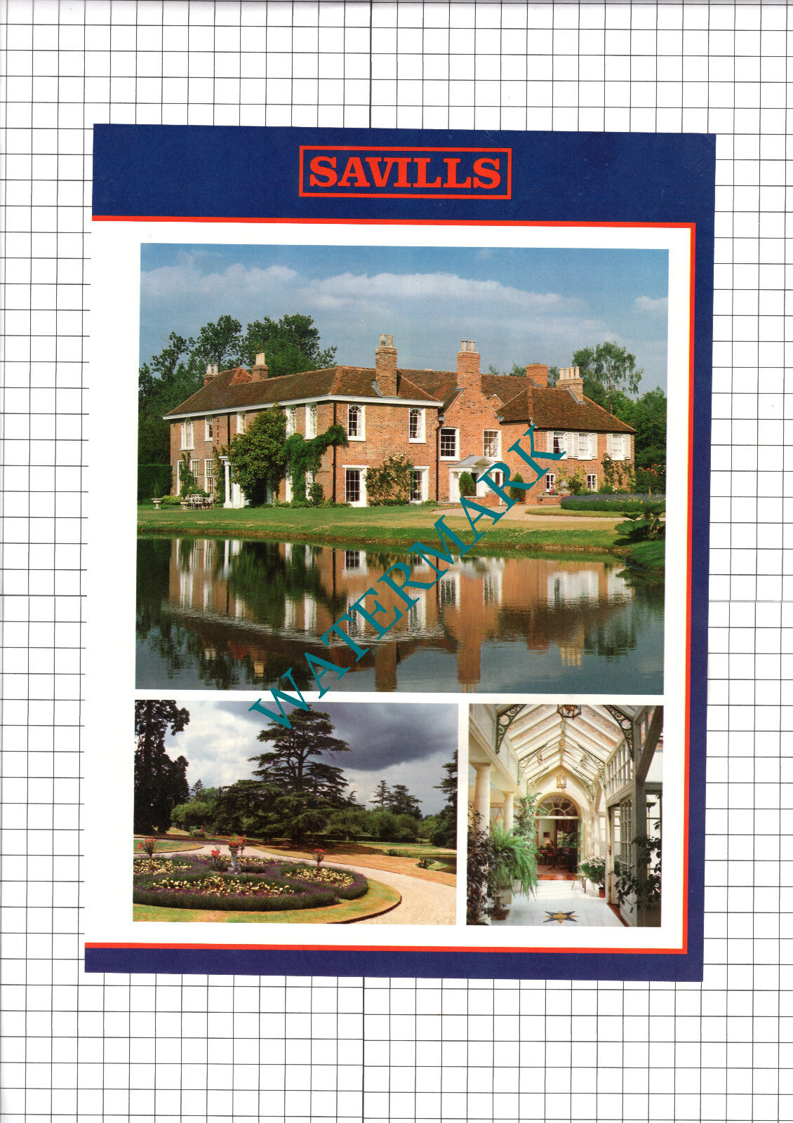 Holyport Berkshire House Sale Advert - 1990 Two-Part Clipping / Print