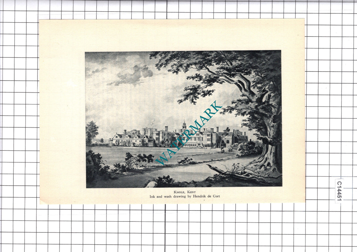 Knole Kent  - c.1945 Clipping / Print