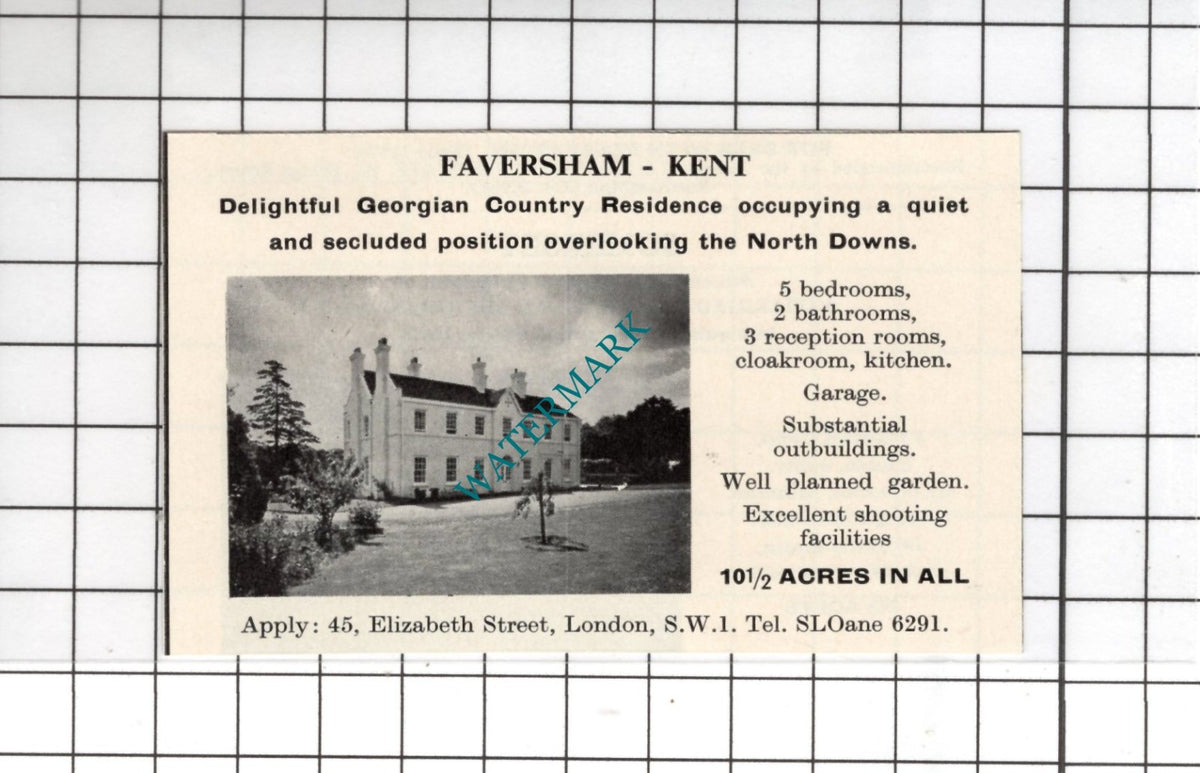 Faversham Kent - 1967 SMALL House Advert