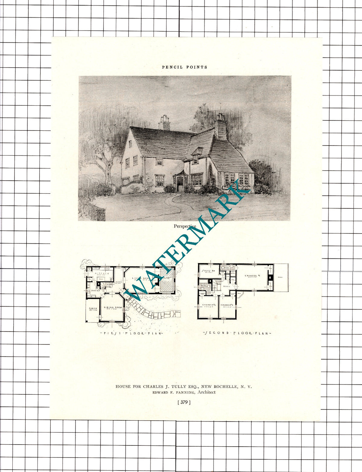 Charles J Tully New Rochelle New York Edward Fanning  - 1926 Clipping / Print