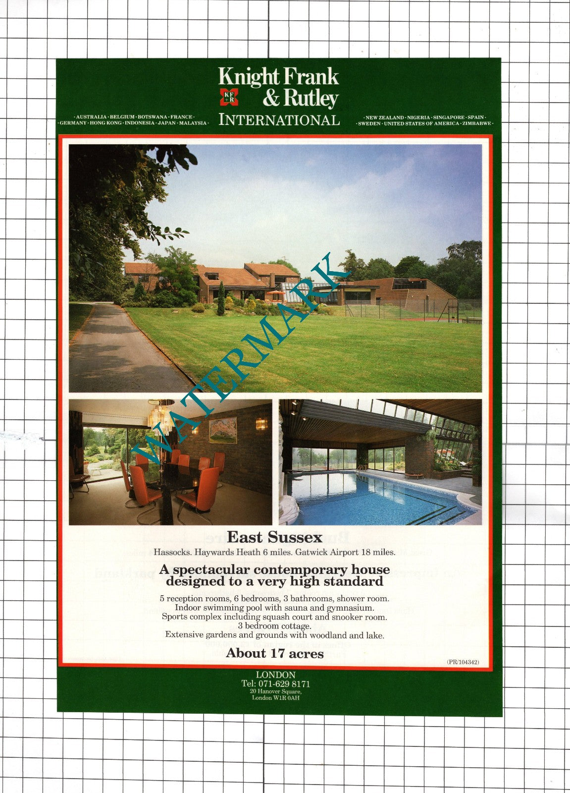 Great Missenden Buckinghamshire / Hassocks Sussex - 1991 House Sale Advert