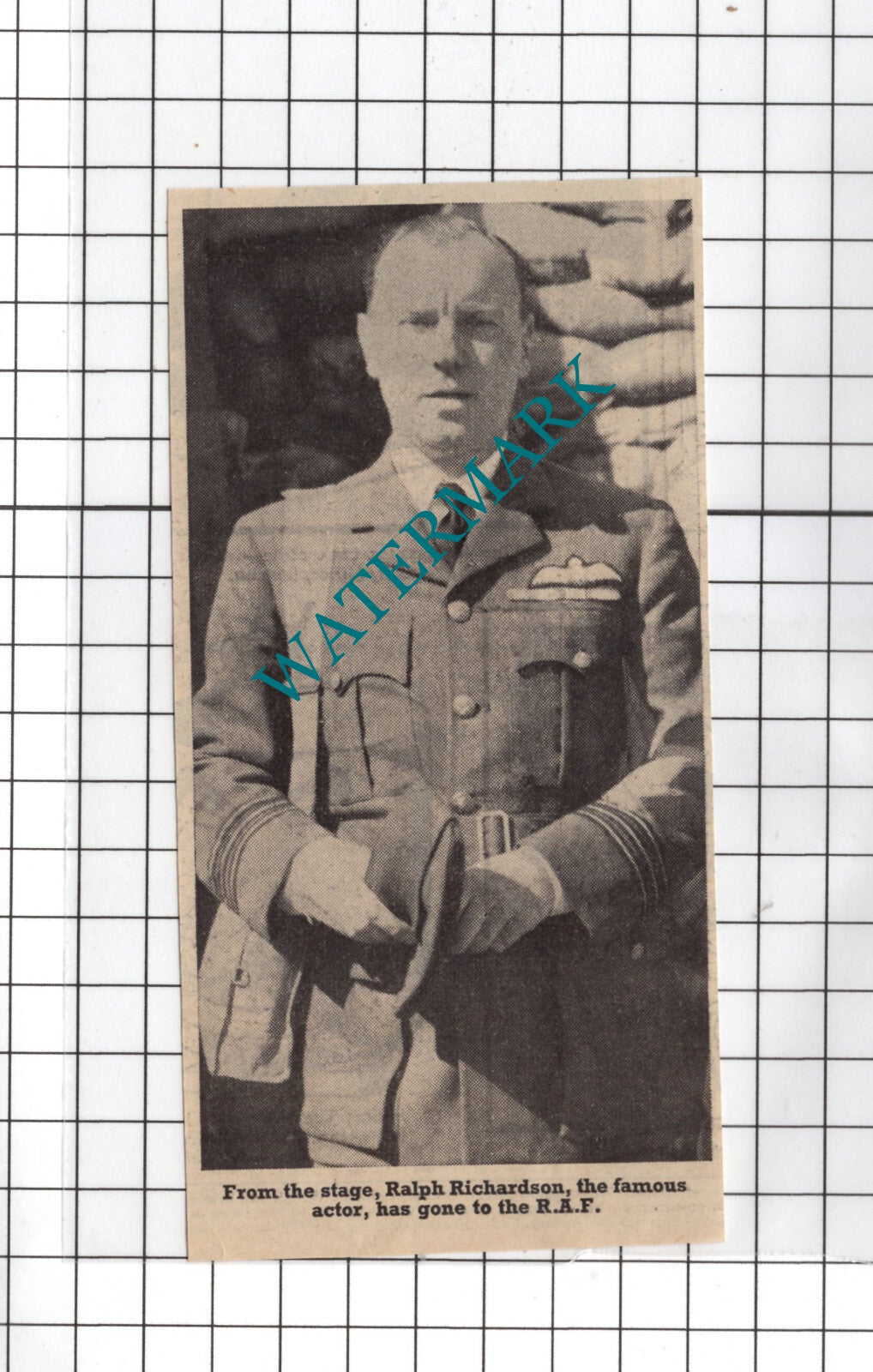 Tommy Farr Boxer RAF WW2 - 1940 Small Clipping