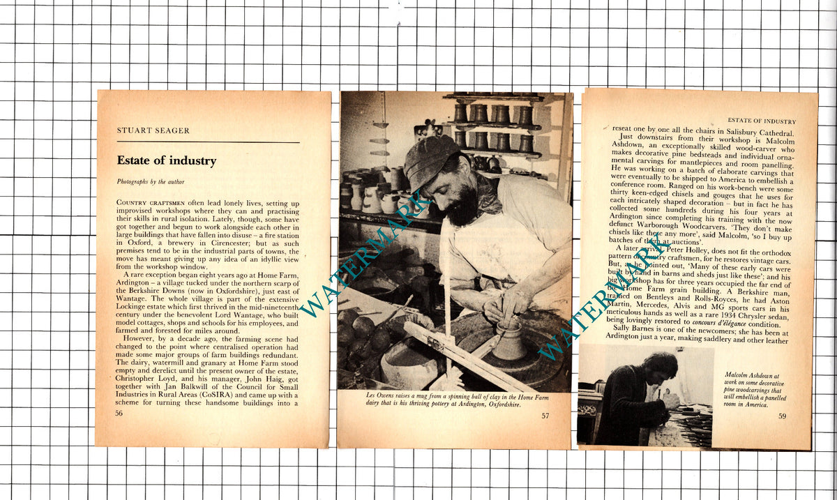 Home Farm Ardington Oxfordshire Les Owens Malcolm Ashdown Holley - 1981 Article