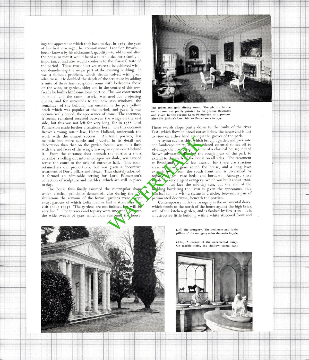 Broadlands Hampshire Earl and Countess Mountbatten Palmerston  c.1956 Article