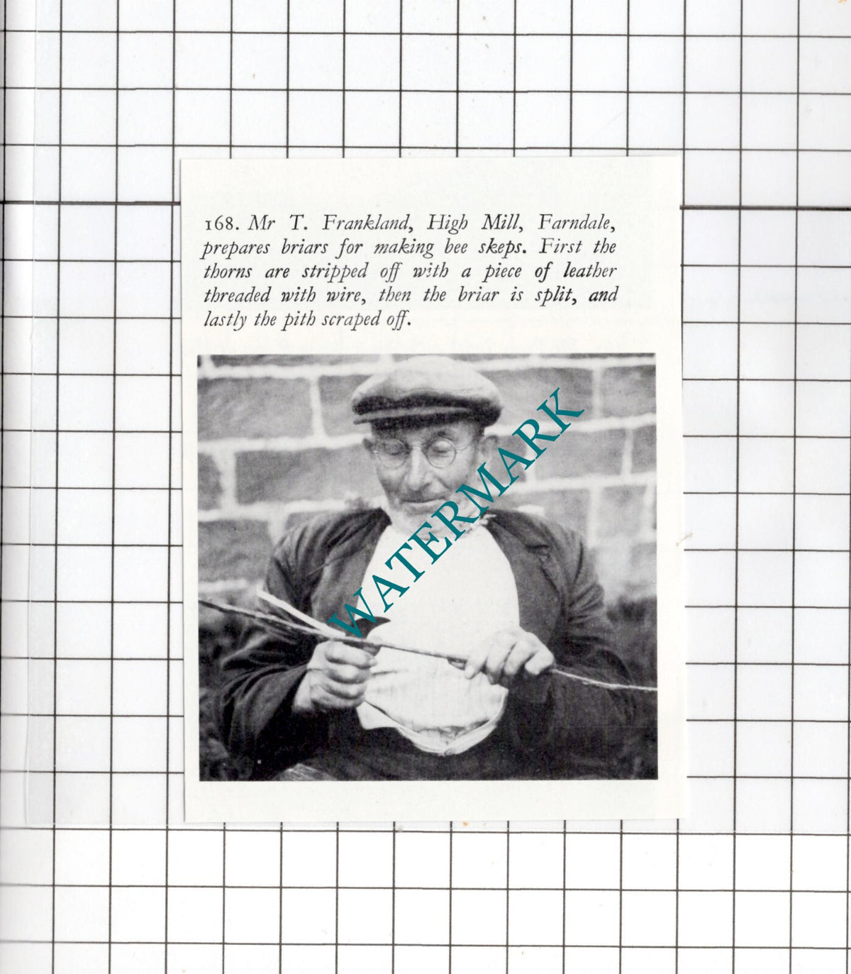 Mr T Frankland High Mill Farndale Yorkshire -  Small Clipping